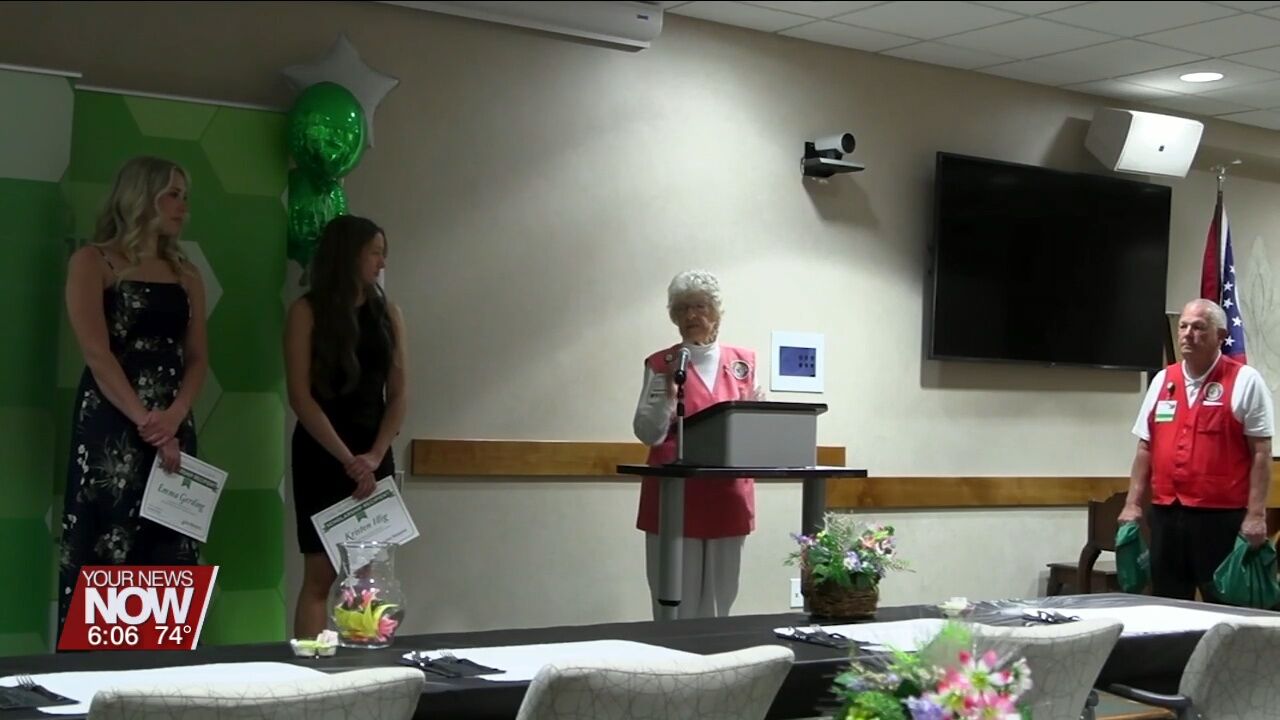 Lima Memorial Auxiliary awards scholarships to two students pursuing a medical field career